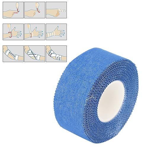 Athletic Finger Tape Kinesiology Roll Tape Sports Muscle Tape Premium Finger Wrist Protection for Weightlifting Climbing Judo Bouldering Rock Climbing Cotton Based Cloth Dark Blue