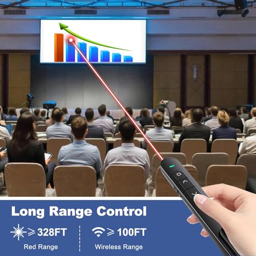 QUI Presenter Clicker USB A&C Bundle | Pen-Shaped Black & Remote-Shaped Black