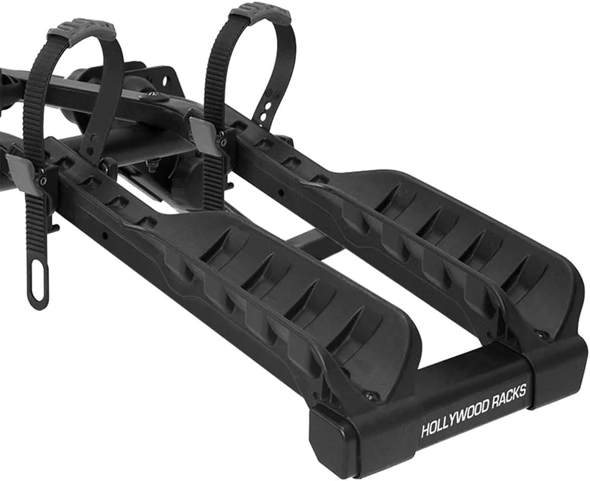 Hollywood Racks Destination 2 Hitch Bike Rack, Transports 2 Bikes up to 35 lbs Each - Lightweight Platform Style Bike Carrier for Car, SUV, or Truck - Secure, Foldable Bicycle Car Racks