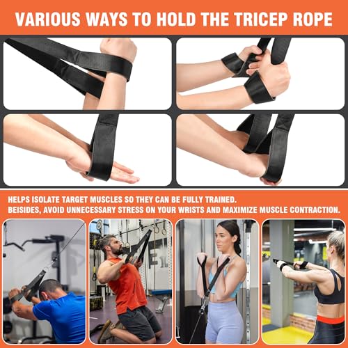 SERTT Weight Cable Pulley System Gym, with Upgraded 2 in 1 Loading Pin,for Tricep Pull Down, Bicep Curl, Shoulder, Back, Forearm Home Gym Equipment - color: with Aluminium Alloy Pulley