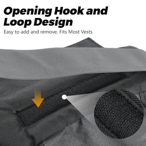 Ullnosoo Shoulder Strap Pad, Vest Shoulder Strap Padding, Backpack Strap Cushion Fit Straps Up to 2.5"