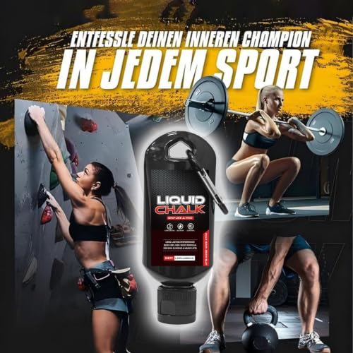 Chalk Liquid 50ml Weightlifting Grip Support | Dancing Hand Chalk for Men Women Powerlifters Weightlifters Athletes Gymnasts Trainers Competitors Gym Studio Bouldering