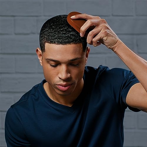 Diane Premium 100% Boar Bristle Military Wave Hair Brush for Men, Medium Firm Bristles for Thick, Curly or Coarse Hair, Use for Detangling, Smoothing, Wave Styles, Soft on Scalp, Restores Shine - style: Military Brush