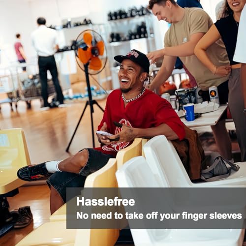 60 Pieces Finger Sleeves for Bowling, Disposable Bowling Thumb Sleeves | Anti-Sweat Breathable Protector Seamless Lightweight Anti-Skid Glove for Right Hand & Left Hand - size: Small