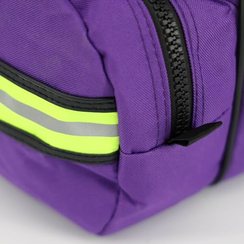 Lightning X Customizable Large EMT Medic First Responder EMS Trauma Jump Bag w/Embroidered Name - PURPLE - color: PURPLE