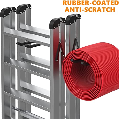 TORACK Garage Hooks Heavy Duty Tool Organizer, Wall Mount Hanger Rack Garage Storage Utility Hooks for Car Tires, Ladders, Chairs, Strollers, Power Tools, Garden Tools (2 Pack, 12.4" Hook) - size: 2-Pack 12.4" Heavy Hooks