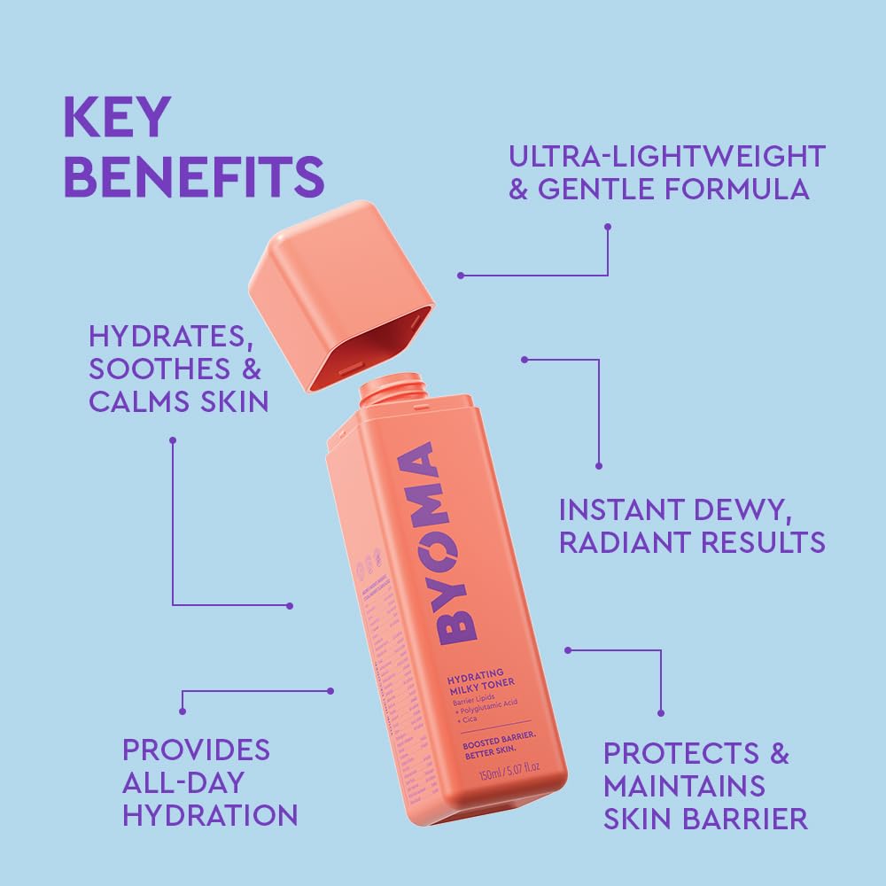 BYOMA Milky Toner - Hydrating Face Toner, Moisturizing, Korean Skincare