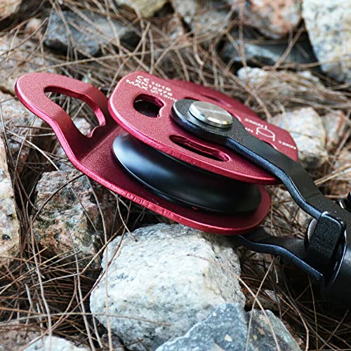 ansu Self-Locking Pulley Progress Capture Swing Side for Heavy Hauling Lifting System Pulley