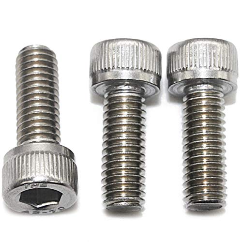 M6-1.0 x 12MM Socket Head Cap Screws,304 Stainless Steel, Quantity 20 - size: M6-1.0 x 12MM