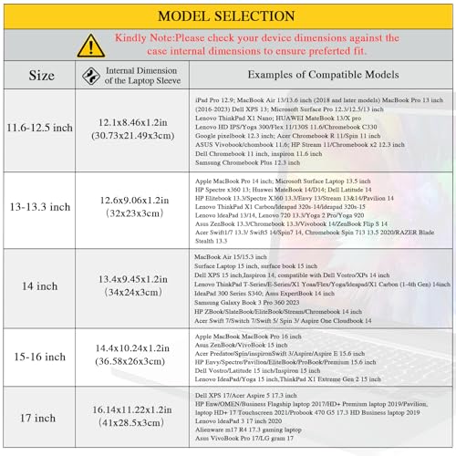 bagasin 15 15.6 16 Inch Laptop Sleeve Case | TSA-friendly laptop bag with 4-layer protection & water-resistant. Fits MacBook, HP, Dell, Lenovo, Asus 15-16 inch notebooks - color: Pink, size: 15-16