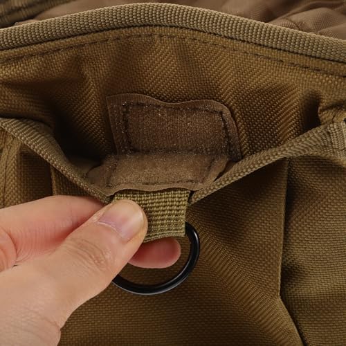 Lightweight Outdoor Utility Pouch Multipurpose Fanny Pack with Drawstring Chalk Holder Adjustable Waist Pouch for Hiking and Outdoor Activities Made of Sturdy Oxford Cloth