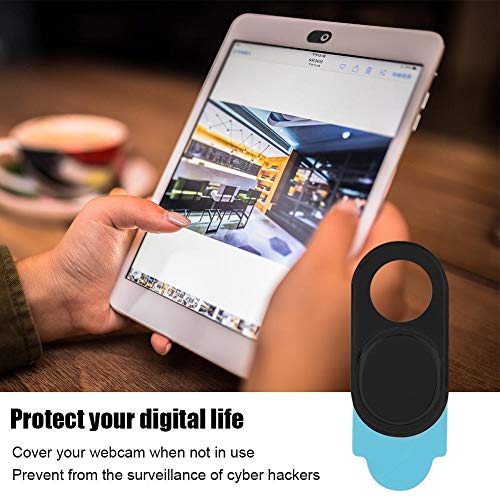 Zopsc Webcam Cover 3pcs Ultra Thin Metal Lens Cover | Anti Hacker Camera Slider, Privacy Protection for Phone, Privacy Cover for Laptop and Tablet - color: Silver black pink color