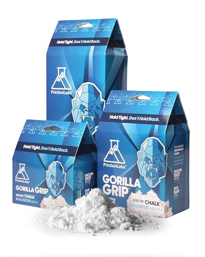 Friction Labs Premium Loose Climbing Chalk | High-Performance Hand Chalk with Superior Grip for Bouldering, Climbing, Long Lasting & Skin Friendly Powdered Chalk - size: 6 oz/170 g - Loose Chalk, style: Chunky Texture - Gorilla Grip