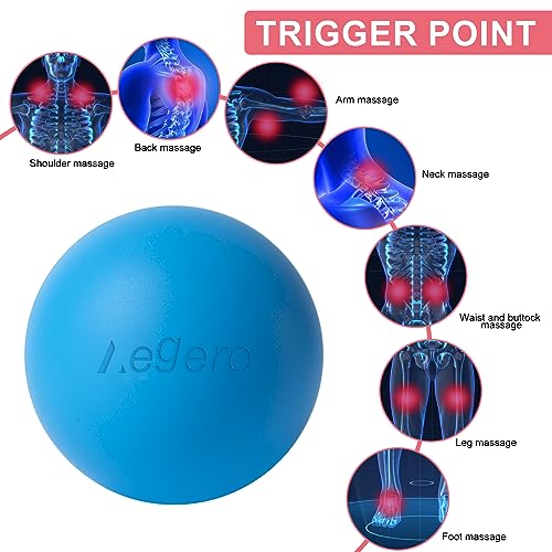 Massage Lacrosse Balls for Myofascial Release,Yoga Deep Tissue Massage,Trigger Point Therapy and Foot Plantar Fasciitis,Muscle Soreness Massager Ball (2Pack, Yellow and Green) | Yoga Deep Tissue Massage,Trigger Point Therapy and Foot Plantar Fasciitis,Mus