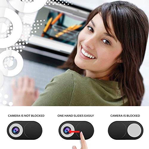 Metal Webcam Cover Slide, Shutter Magnet Slider Camera Cover for Web Cam iPhone PC Laptops Tablet Phone Lens Protect Privacy Sticker (Rose gold-2pcs) - size: Rose gold-2pcs