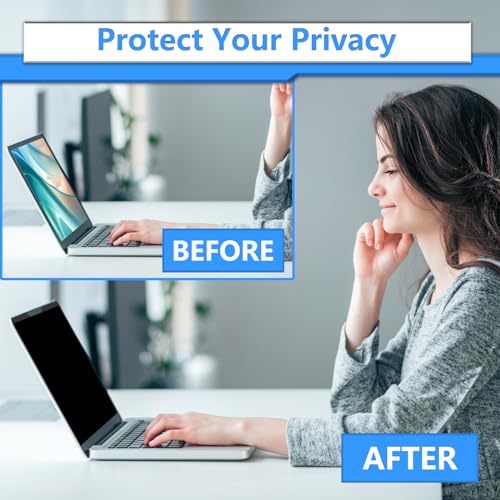Magnetic Laptop Privacy Screen 16 Inch 16:10, Removable Privacy Filter | Compatible with Samsung HP Dell Asus Acer Sony Lenovo LG Thinkpad Toshiba, Anti Spy, Anti Glare, Blue Ray Reduction - size: 16 in 16:10 privacy screen