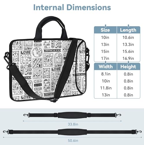 10 inch Messenger Bag Carrying Case with Handle Accessory Pocket Fits 7 to 10-Inch Laptops/Notebook/Kids Tablet (7-10.2 inch, Animal Cartoon) - color: Animal Cartoon, size: 7-10.2 inch