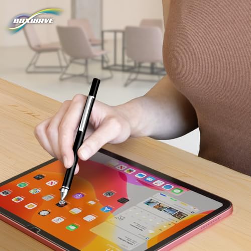 BoxWave Stylus Pen Compatible with Dell Latitude 5430 - FineTouch Capacitive Stylus, Super Precise Stylus Pen - Jet Black