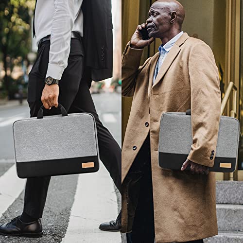 bagasin 13.3 Inch Laptop Sleeve Case TSA Friendly | Laptop bag fits MacBook Pro 14, Water-resistant - color: Gray, size: 13-13.3