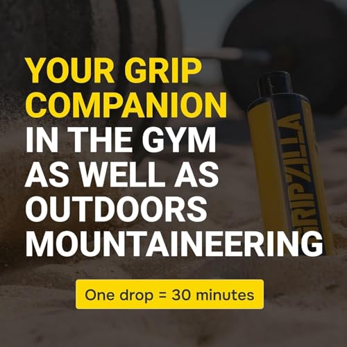 GRIPZILLA Liquid Chalk Kit Gym Chalk for Weight Lifting, Rock Climbing, Pole Grip, Bouldering, Powerlifting, Ball, Gymnastics, Sports, and Workout - Package May Vary - size: 50ml - 2 Pack