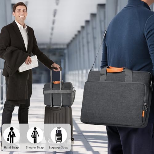 Bagasin Laptop Sleeve Case Bag Compatible with MacBook Air Pro, 13-14 inch Notebook, Compatible with MacBook Pro 14 inch M4 M3 M2 M1 | Laptop case bag fits MacBook Air/Pro 13-14'', MacBook Pro 14'' M4/M3/M2/M1. Sleeve-style, durable protection - color: Gr
