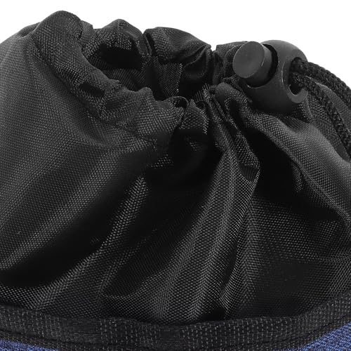 Rock Climbing Chalk Bag with Anti-Slip, Sturdy Waist Chalk Carrier for Bouldering and Gymnastics, Outdoor Climbing Gear Accessory in Navy Blue