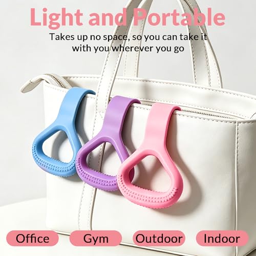 3 Pack Figure 8 Resistance Band with Handles - Bands for Working Out - Arm Back Shoulder Training Ropes - Portable Exercise Equipment for Yoga Pilates Stretching and Strength Training
