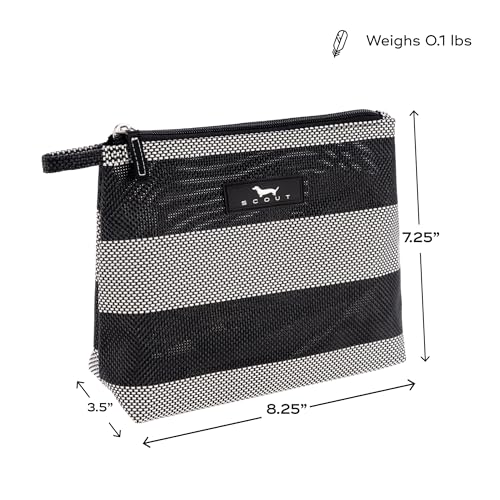 SCOUT Go Getter Pouch- Water-Resistant, Toiletry Bag - Nassau Navy | Features a convenient finger loop and zips closed. Folds flat, and easily wipes clean. Perfect for the beach and pool - color: Nassau Navy