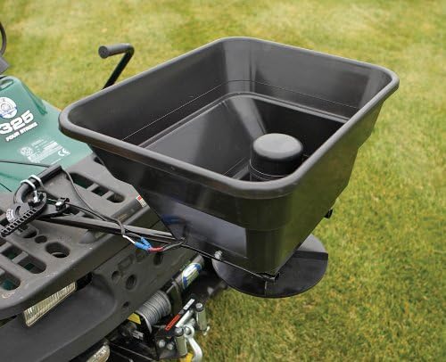 Guide Gear 12-Volt ATV/UTV Broadcast Spreader, 80-lbs Capacity, Lawn and Garden Seed Spreaders with Rain Cover