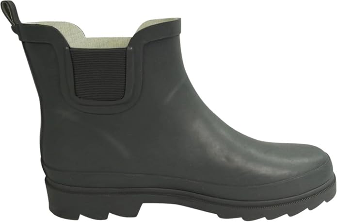 NORTY - Womens Ankle Rain Boots - Ladies Waterproof Winter Spring Garden Boot runs ½ size large
