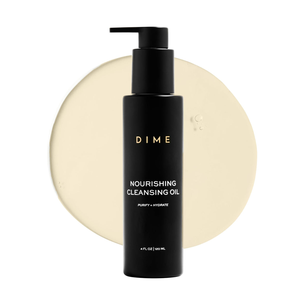 DIME Beauty Nourishing Cleansing Oil - 2-in-1 Cleanser, 4 oz