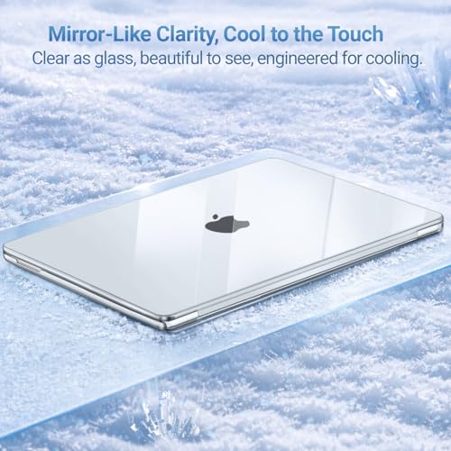 MOSISO Compatible with MacBook Neo Case 13 inch 2026 A3404 A18 Pro Chip | Scratch-Resistant Ultra-thin Protective Hard Shell Case Cover, Crystal Clear - color: Crystal Clear