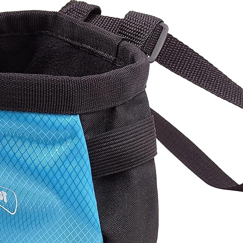 Rock Climbing Chalk Bag Outdoor Bouldering Magnesia Pouch Drawstring Closure Nonslip Magnesia Powder Hiking and Camping Accessories Portable Chalk Bucket