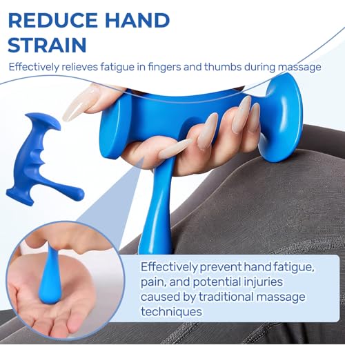 Thumb Saver Massage Tools,Manual Trigger Point Massage Tool for Full Body Deep Tissue Massage,Professional Pressure Reflexology Equipment for Massage Therapists (1* Thumb-Shaped Massager) - color: 1* Thumb-shaped Massager