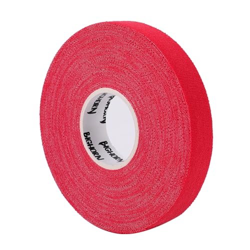Bighorn Athletics Finger Tape, Male Climber Tin, 0.5" x 45ft, 8 Rolls, Red | Climbing tape with retro design tape holder for tension support & bouldering. EZ tear, strong adhesive, residue-free. - color: Red
