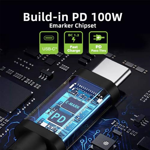 USB-C 100W 20V Input to DC 7.9 * 5.4mm PD Power 65W Output Charge Cable Support QC PD Type-C for Laptop (1.8m) - style: 7.9x5.4mm