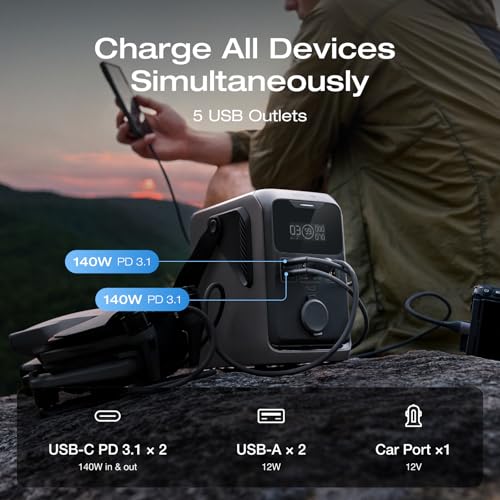 EF ECOFLOW TRAIL 300 DC Power Bank Station & 60W Solar Generator | 288Wh LiFePO4 Power Bank, Power Station, for Camping, Travel, and Emergency Power - style: TRAIL 300+60W Solar Panel