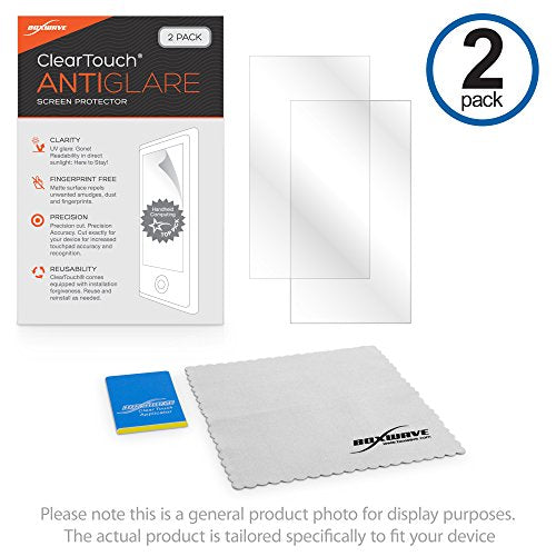 BoxWave Screen Protector Compatible with XPG Intel i7-9750H (15.6 in) - ClearTouch Anti-Glare (2-Pack), Anti-Fingerprint Matte Film Skin