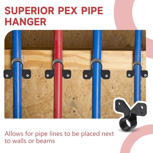 50 Piece EFIELD 3/4-inch Suspension Pipe Clamps For Pex, Copper, CPVC Pipe | PPSU1807061(50) - size: 3/4''-P50, style: Suspension