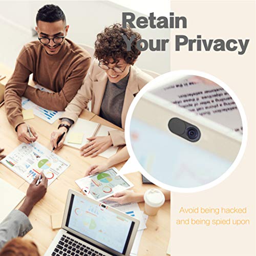 imluckies Metal Webcam Cover Slide, 0.023 inch Camera Cover for Laptop Computer MacBook Pro/Air iMac iPad Tablet iPhone 8/7 Plus, Echo Show/Spot Web Camera Blocker Privacy Protector [1 Black+1 White] - color: 2 Pack-Black and White