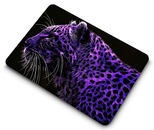 Laptop Case Compatible with MacBook Air 13 inch Case 2017 2016 2015 2014 2013 2012 2011 2010 Release Model A1466 A1369, Plastic Hard Shell Case Cover & Keyboard Cover Skin - Leopard - color: CH32 Leopard, size: Air 13" 2010-2017(A1369/A1466)