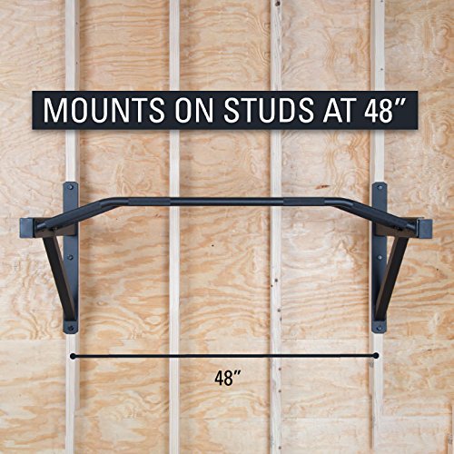 XMARK Commercial Wall Mounted Multi Grip Pull Up Bar Ranked Number 1 Men’s Health