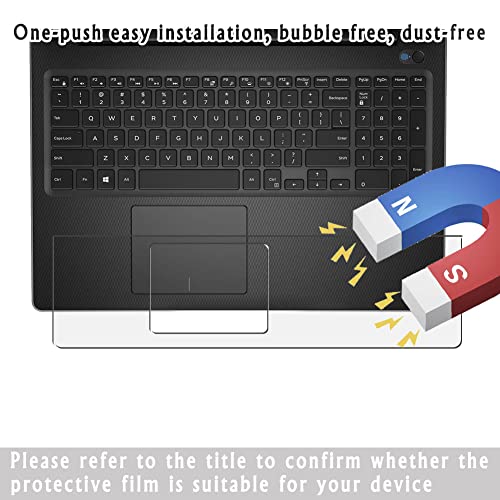 2-Pack Clear Protector Film, compatible with DELL Latitude E6540 15.6" Keyboard Touchpad Trackpad Skin Sticker [Not Screen Protectors ]