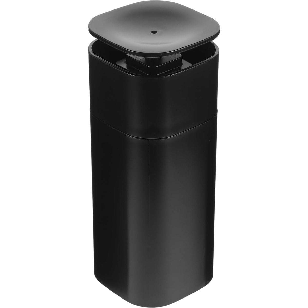 DOITOOL Push Down Empty Pump Dispenser Bottle, Push Down Liquid Pumping Empty Bottle Dispenser for Nail Polish and Makeup Remover, 2.75 x 2.75 x 7inch, Black