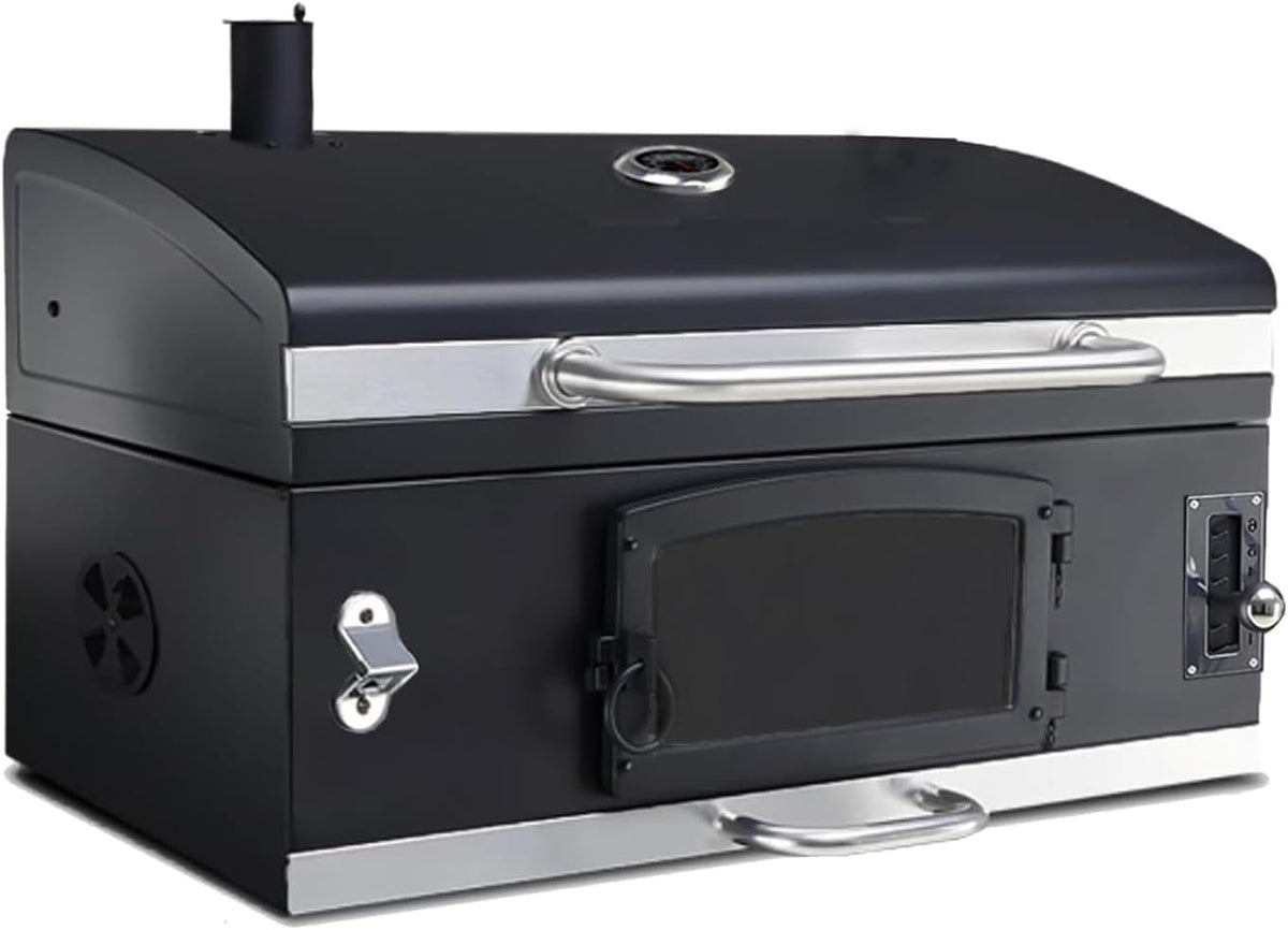 Built In Charcoal Grill Large Charcoal BBQ Grills with 480 Square Inches Oversize Cooking Area, Outdoor Cooking Grill with Charcoal Trays for Backyard, Patio and Parties