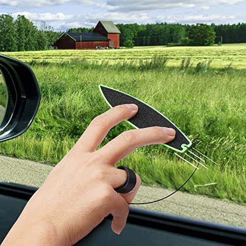 4 Pack Finger Surfboard for Car Ride - 1.4" x 4.5" Pro Air Fingerboard, Fun Keepsake Toy Gifts for Teens, Ideal Birthday & Travel Stocking St - color: Blue White Green Yellow