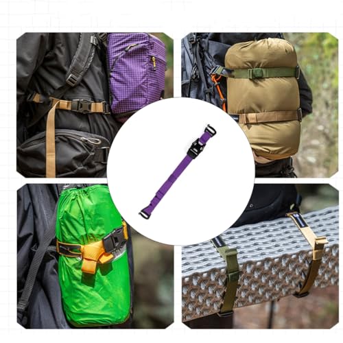 Quickly Detaches Lashing Strap Durability Outdoor Gears Attachments for Backpacks Expansion - color: Yellow