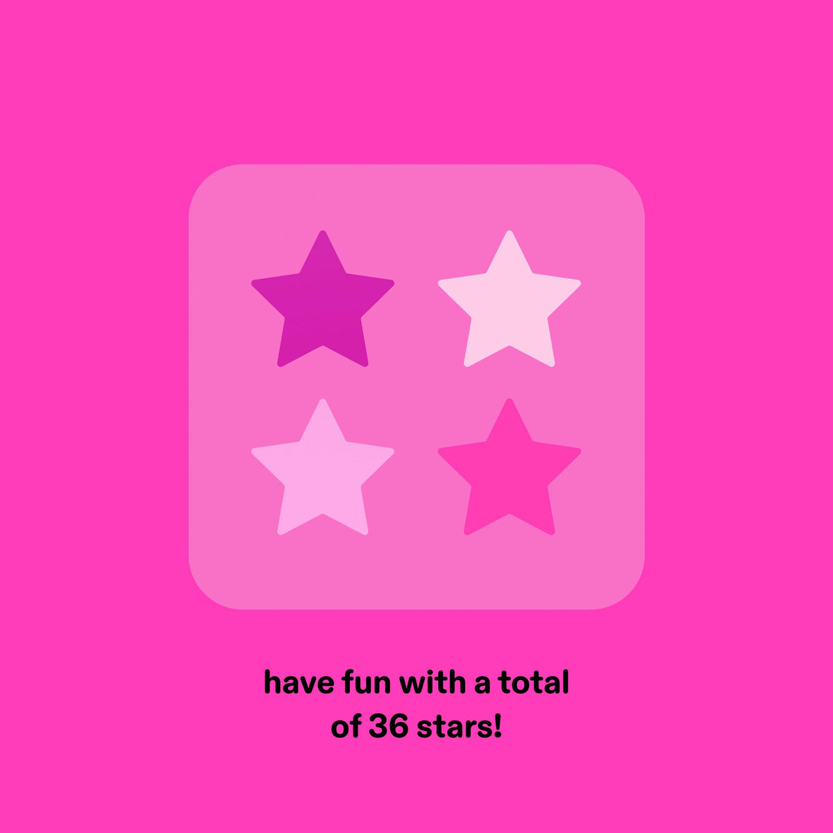 Starface HydroStar Pink Hydrocolloid Star-Shaped Pimple Patch Refill, 36 ct