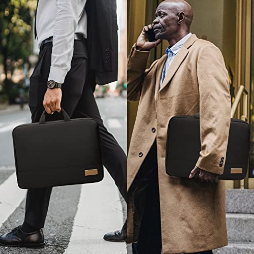 bagasin 13.3 Inch Laptop Sleeve Case TSA Friendly | Laptop bag fits MacBook Pro 14, Water-resistant - color: Black, size: 13-13.3