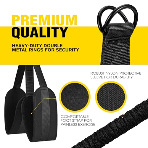 Pull Up Assistance Bands, Resistance Bands for Pull Up Bar Workout, Adjustable Heavy Duty Pull Up Assist Equipment with 4 Assistance Bands, Home Gym Fitness Exercise Strength Training - color: 1-Black